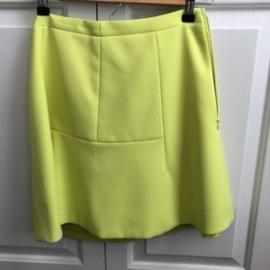 J Crew Lime Green Skirt